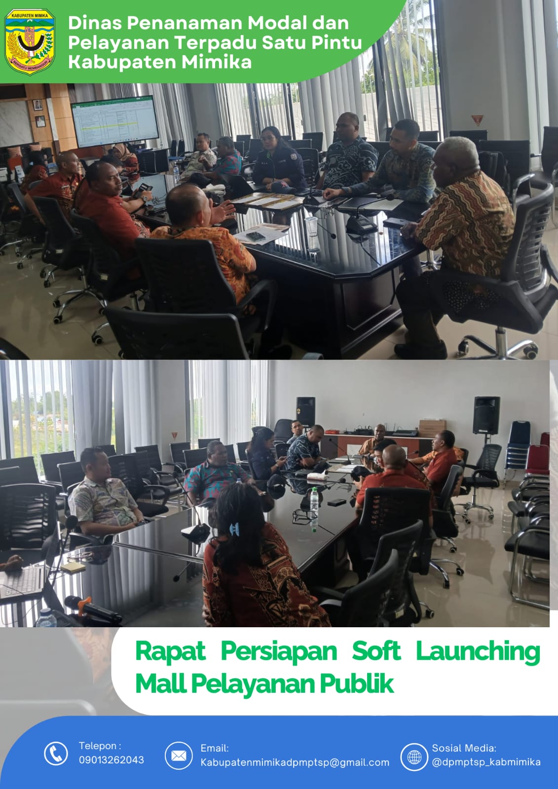 Rapat Persiapan Soft Launching Mall Pelayanan Publik